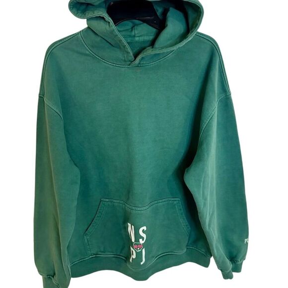 Nauset Surf Unisex Green Graphic Pullover Hoodie Standard Size M Casual - Picture 1 of 5